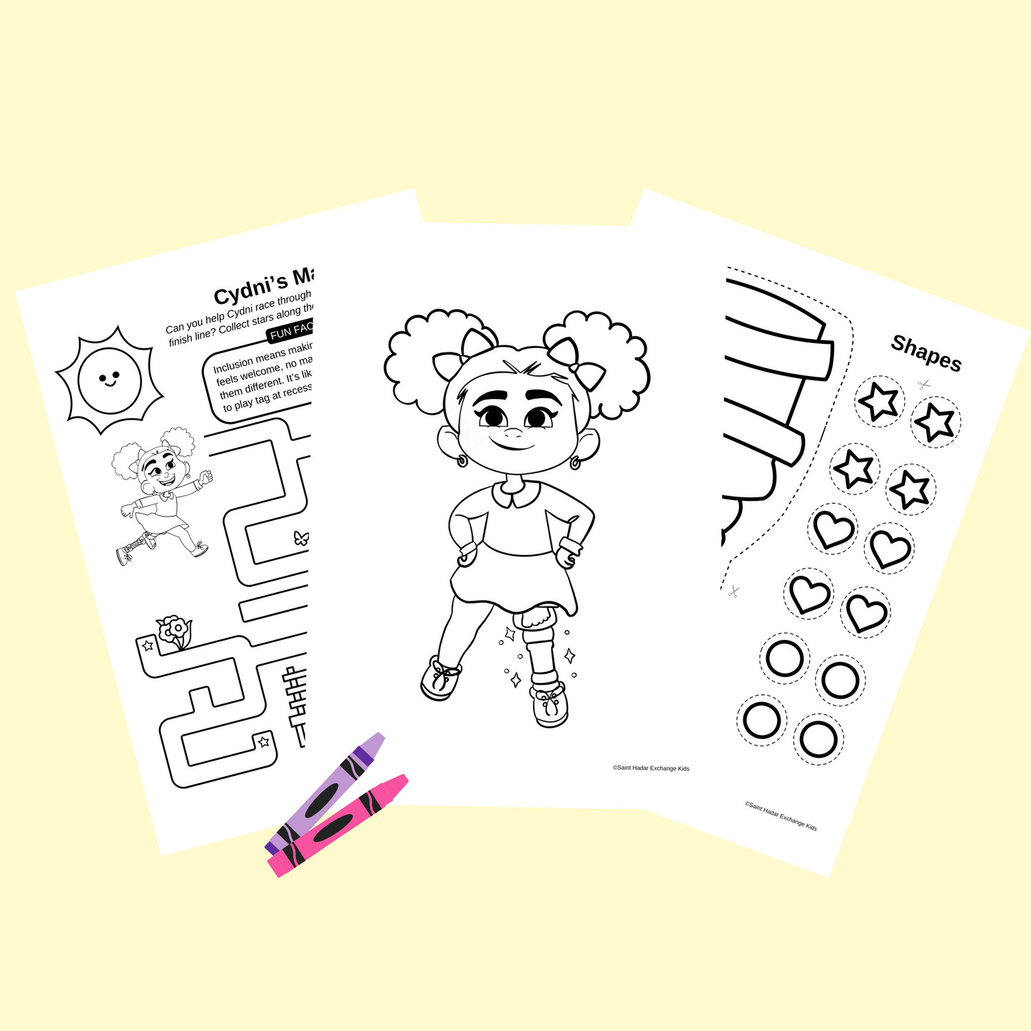 Cydni's Special Leg Activity Pack