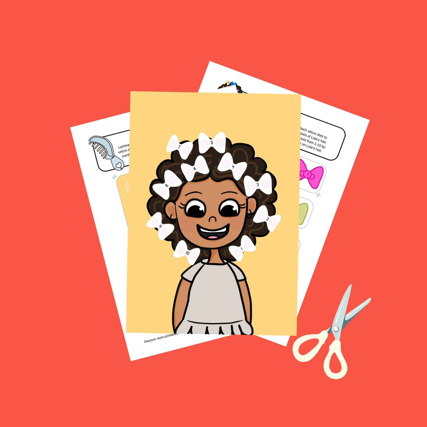 Learn to Count with Lola Printable Busy Board