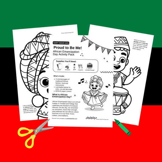 Proud to be Me! African Emancipation Day Printable Activity Pack