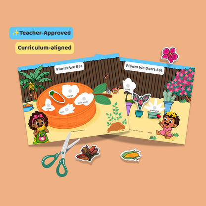 Lola’s Little Garden | Plants We Eat & Do Not Eat Printable Hands-On Activity for Agricultural Science
