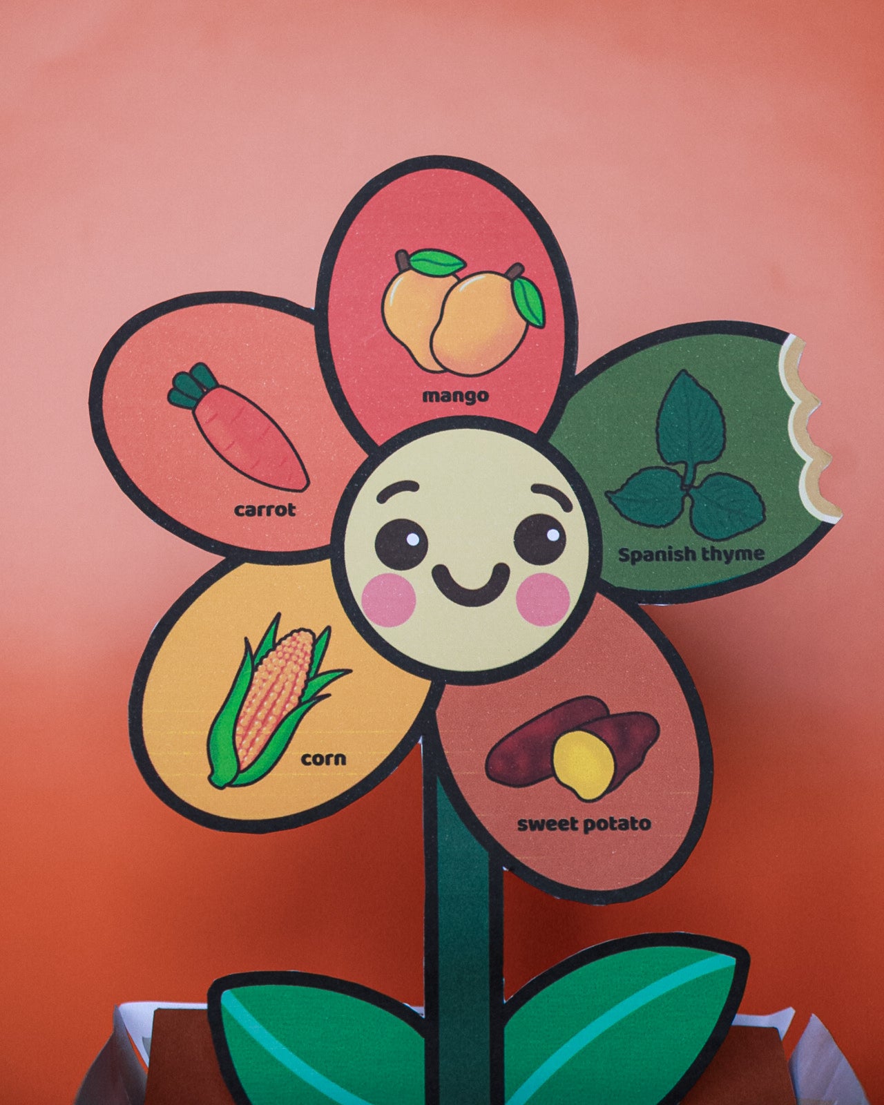 Plants We Eat & Plants We Do Not Eat | 3D Learning Flower Craft