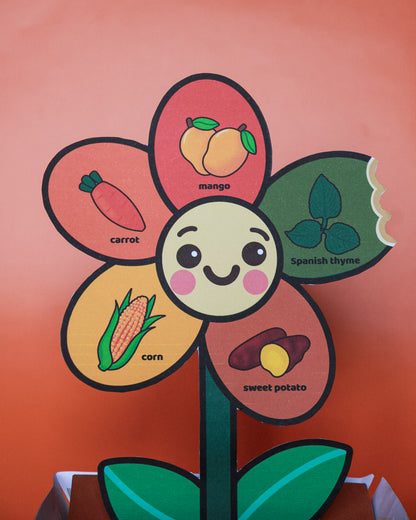 Plants We Eat & Plants We Do Not Eat | 3D Learning Flower Craft
