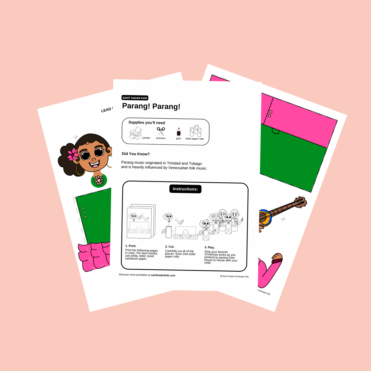 Printable Parang Band Craft